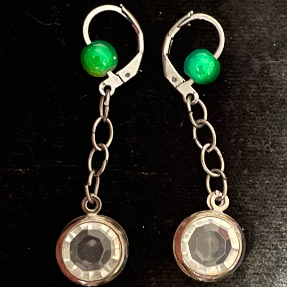 💎4 for 20💎 Handmade Oxidized Silvertone Drop Earrings